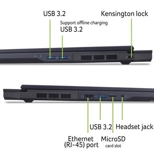 Acer Predator Helios Neo 18 AI Black (PHN18-72-97RV) (NH.QVJEC.007)