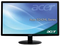 ACER S242HLCbid 24" LED LCD 1920x1080, 100 000:1, 250cd/m, 5ms, VGA, DVI, HDMI
