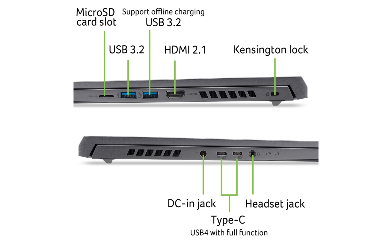Acer Swift X 16 Steel Gray (SFX16-61G-R7QS) (NX.KFPEC.005)