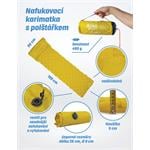 ACRA L48-ZL Nafukovací karimatka žlutá 