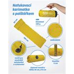 ACRA L48-ZL Nafukovací matrac žltý