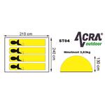 ACRA ST04 Stan pro 4 osoby - dvouplášťový
