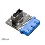 Adaptér AKASA AK-CBUB51-BK 20-pin USB 3.1