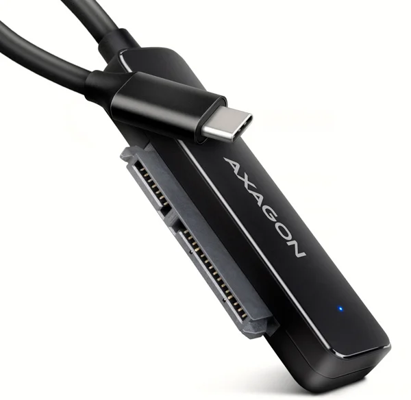Adaptér AXAGON ADSA-FP2C USB-C 5Gb/s - SATA 6G 2,5" SSD/HDD SLIM