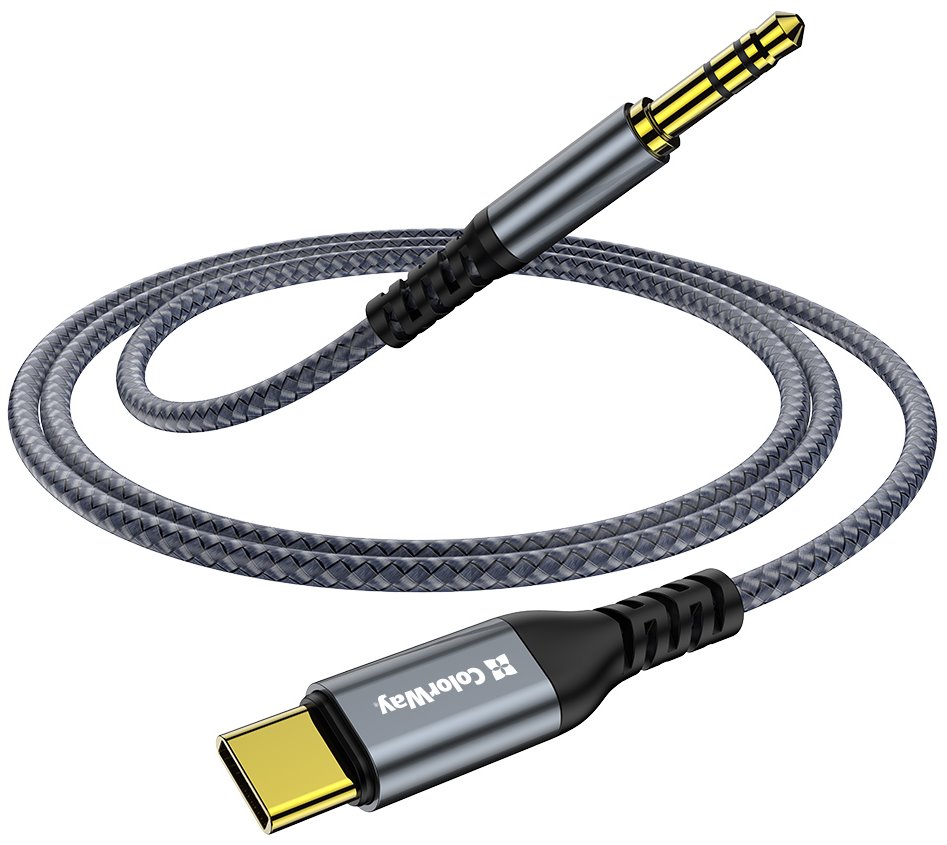 Adaptér Colorway USB-C na 3,5 mm jack/ 1,2 m