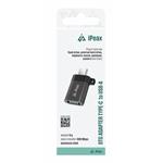 ADAPTÉR iPEAX OTG USB-C / USB-A (samica) ČIERNY