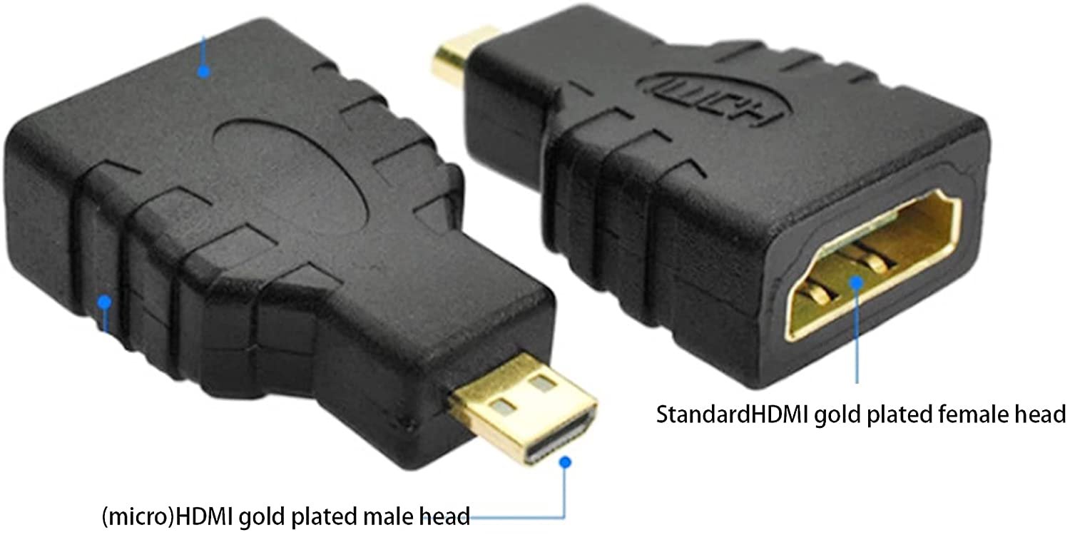 Adaptér PremiumCord HDMI typ A samica - micro HDMI typ D samec