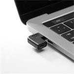 Adaptér PremiumCord USB-C/male - C/female ohnutý o 90°