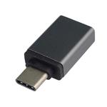 Adaptér PremiumCord USB-C/male - USB3.0 A/female, metalická sivá, OTG