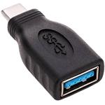 Adaptér PremiumCord USB-C/male - USB3.0 A/female, OTG, čierny