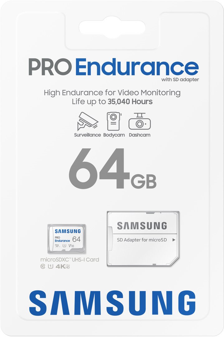 Adaptér Samsung microSDXC 64GB PRO Endurance SD