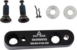 Adaptér SHIMANO pre kotúčové brzdy. Ploché uchytenie SM-MA-R160D/D 160 mm DD typ vzadu