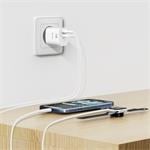 Adaptér Swissten Edge GaN 35 W, biely  