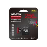 ADATA 256GB MicroSDXC UHS-I U3 V30S HIGH + adaptér