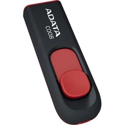 ADATA C008 Classic 64GB černý/červený - ROZBALENO