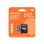 ADATA microSDXC 512GB UHS-I U1 / Class 10/+ Adaptér