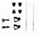 AeroBand Smart Bubnovací Paličky PocketDrum 2 KIT + senzor na nohu bílé