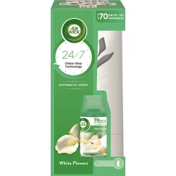 Air Wick Automatický Spray komplet Bílé květy frézie 250 ml 5997321755809 - Drogerie - Osvěžovače