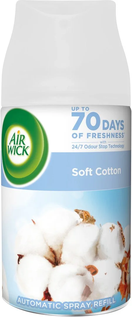 Air Wick náplň do spreja do auta Pure Fine Cotton 250 ml