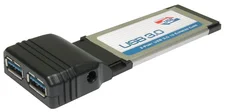AKASA AK-EXCU3-01, 2x USB 3.0 z ExpressCard