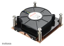 AKASA chladič CPU AK-CCE-7107BP/ skt. 775/1156/1155/ low profile pro 1U