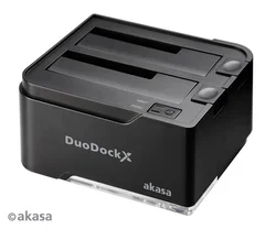 AKASA DuoDock X černý