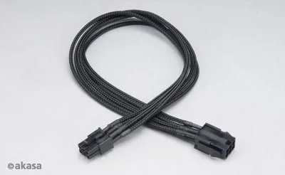 AKASA FLEXA V6, predĺženie 6pinového napájacieho kábla pre VGA/ 40cm