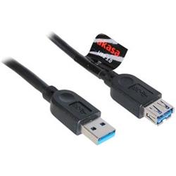 AKASA kabel USB 3.0 USB-A 1.5m prodlužovací (A-M/A-F)