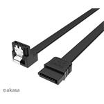 AKASA Proslim SATA kábel 90° - 50 cm
