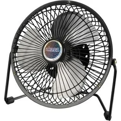 AKASA stolní ventilátor USB Mini fan 6", černý