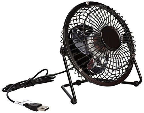 AKASA stolný ventilátor USB Mini fan 4", čierny AK-UFN01-BK