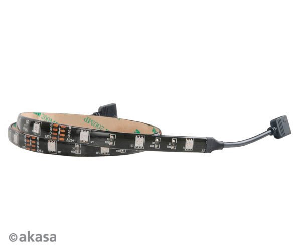 AKASA Vegas LED pásik, 15xLED,12V, 60cm, zelená AK-LD02-05GN