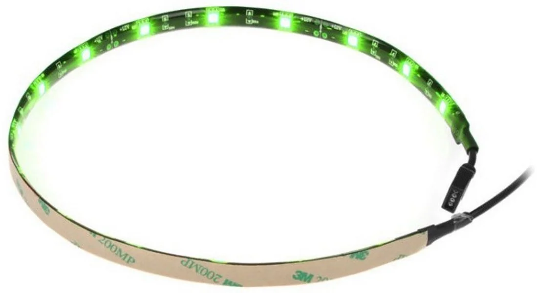 AKASA Vegas LED pásik, 15xLED,12V, 60cm, zelená AK-LD02-05GN