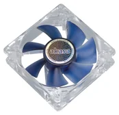 AKASA ventilátor AK-FN051 8cm, modrý, regulace otáček, ultratichý