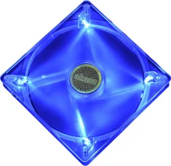 AKASA ventilátor AK-FN074 14cm, modrý LED, tichý