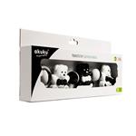 Akuku Chrastítko na kočík Baby Bears Black and White