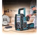 Akumulátorové rádio Makita DMR301 s nabíjačkou, DAB, Bluetooth, Li-ion CXT 10,8/12V,LXT14,4/18V Z