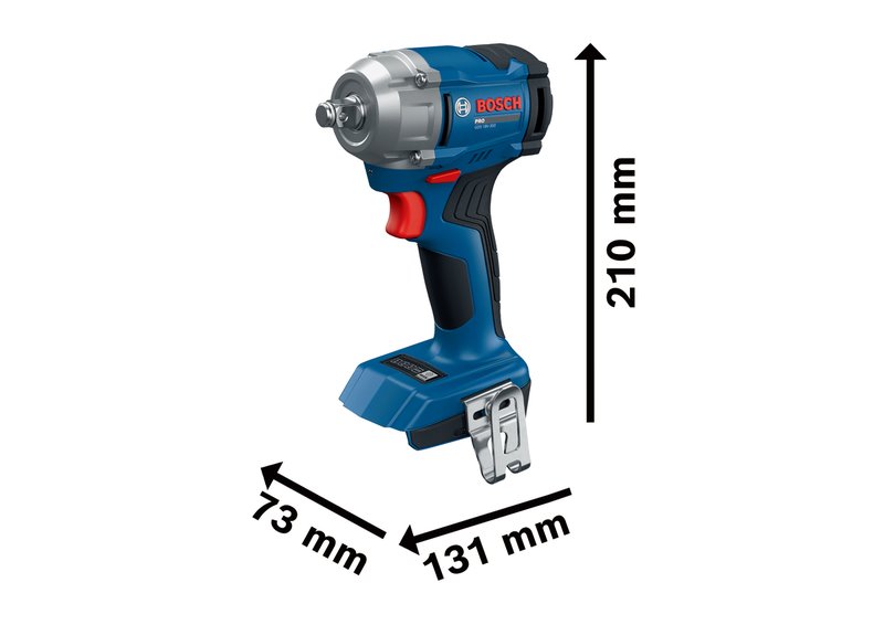 Akumulátorový rázový uťahovák BOSCH GDS 18V-350 (0.601.9M5.000)
