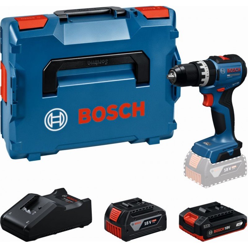 Akumulátorový rázový uťahovák BOSCH PRO GSB18V-52 + L-BOXX (0.601.9S0.122)