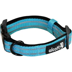 Alcott Reflexní obojek pro psy, Adventure, modrý, velikost L