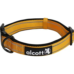 Alcott reflexný obojok pre psov, Adventure, oranžový, veľkosť M