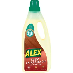 Alex čistič a extra lesk 2v1 na dřevo 750ml