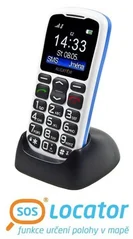 Aligator A430 - bílo-modrý + Stolní nabíječka