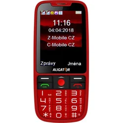 Aligator A890 GPS Senior červený