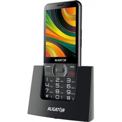 Aligátor A900 GPS Senior čierny + stolná nabíjačka A900B