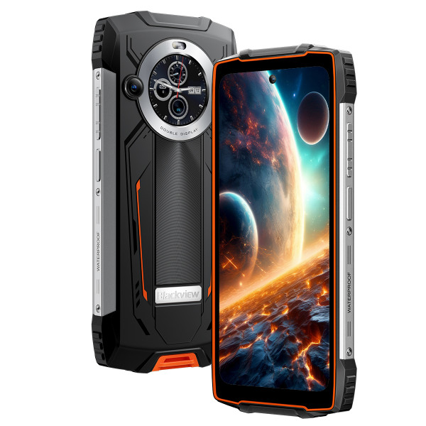 Aligator Blackview BV8200 12+256 GB čierno-oranžový