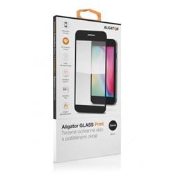 ALIGATOR Ochranné sklo GLASS PRINT iPhone 17 Air čierne, lepidlo na celú obrazovku
