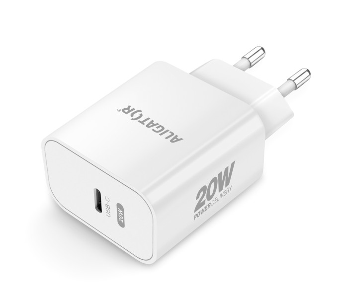 ALIGATOR PD 20W rýchlonabíjačka USB-C, biela
