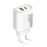 Aligator PD 20W rýchlonabíjačka USB-C + USB, biela
