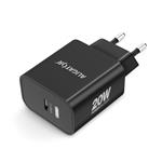 ALIGATOR PD 20W rýchlonabíjačka USB-C, USB-C/USB-C, čierna